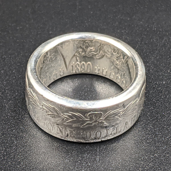 Ladies Morgan Coin Ring – Handcrafted from a Historic Silver