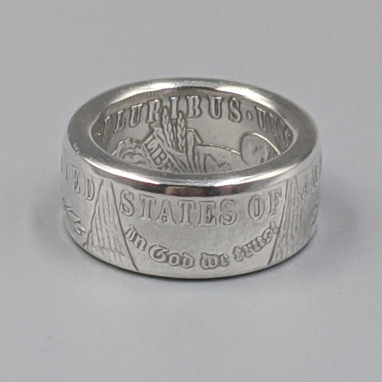 Ladies Morgan Silver Dollar Coin Ring – Elegant, Timeless, American-Made