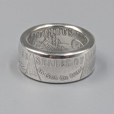 Ladies Morgan Silver Dollar Coin Ring
