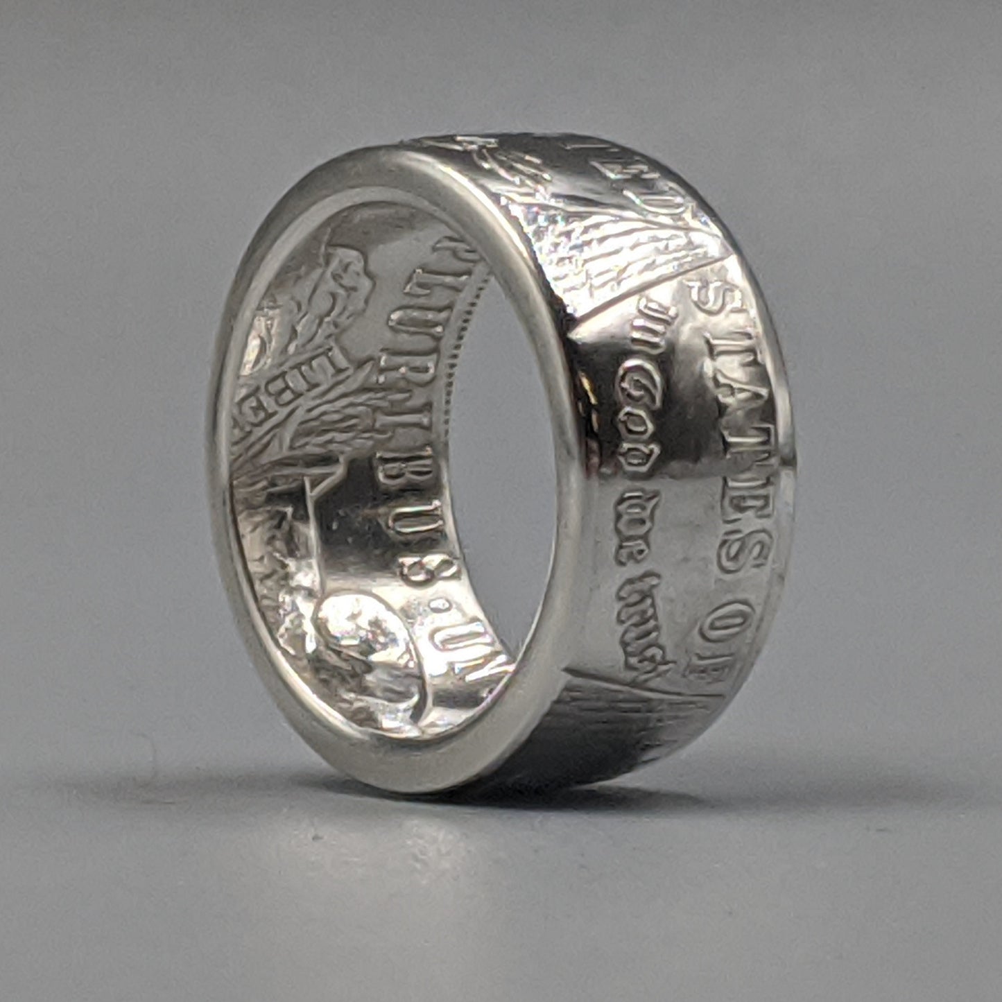 Ladies Morgan Silver Dollar Coin Ring – Elegant, Timeless, American-Made