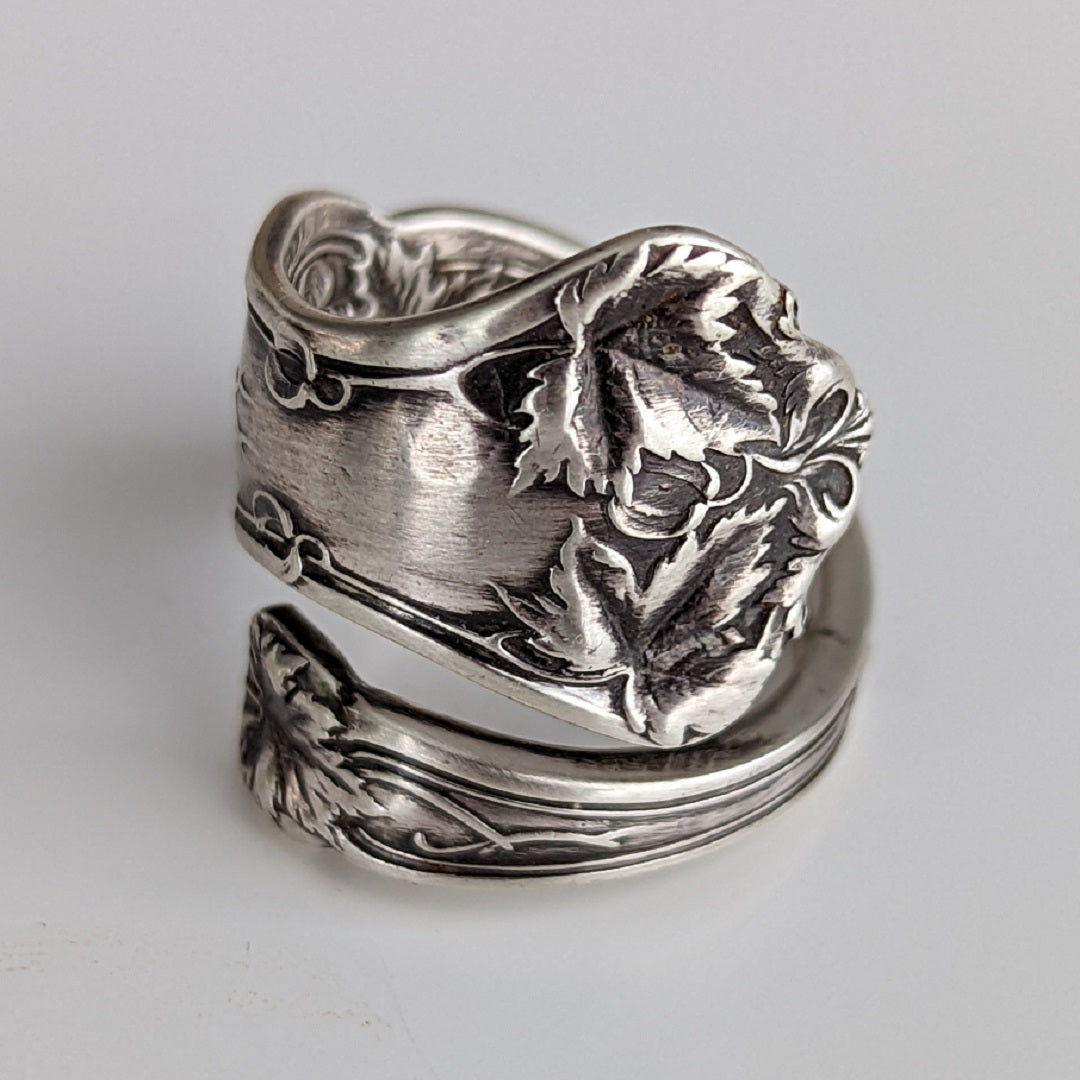 "Maple Leaves" Spoon Ring