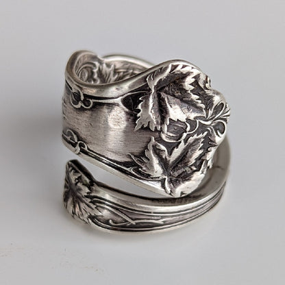 "Maple Leaves" Spoon Ring