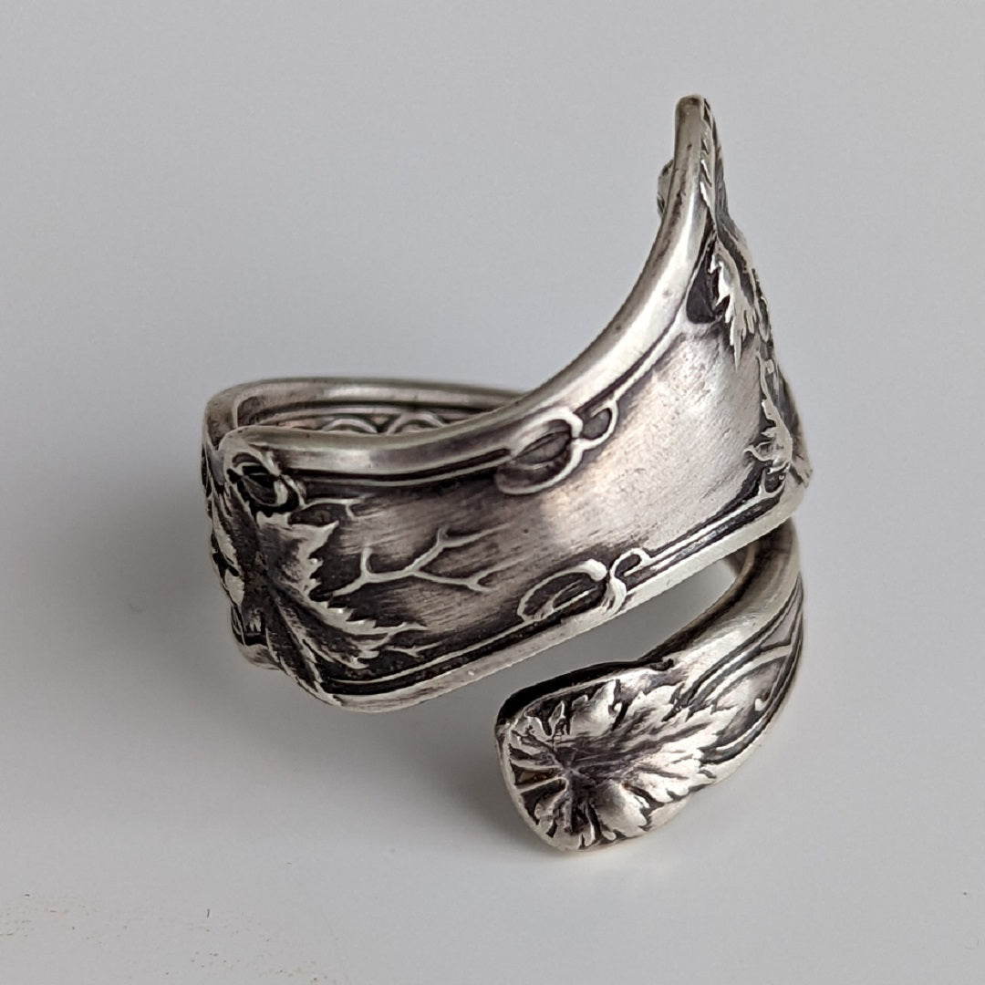 "Maple Leaves" Spoon Ring