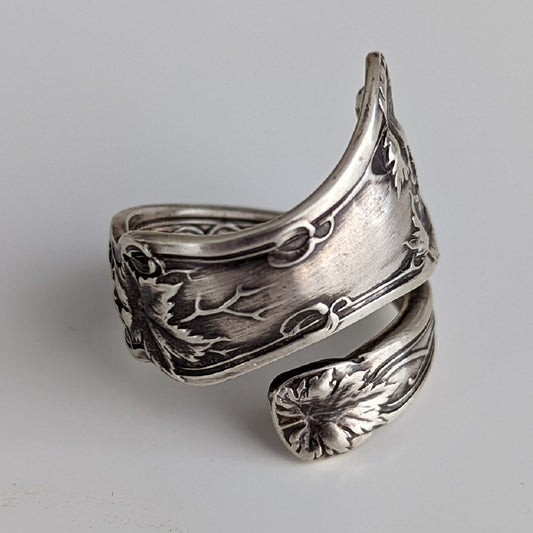 "Maple Leaves" Spoon Ring