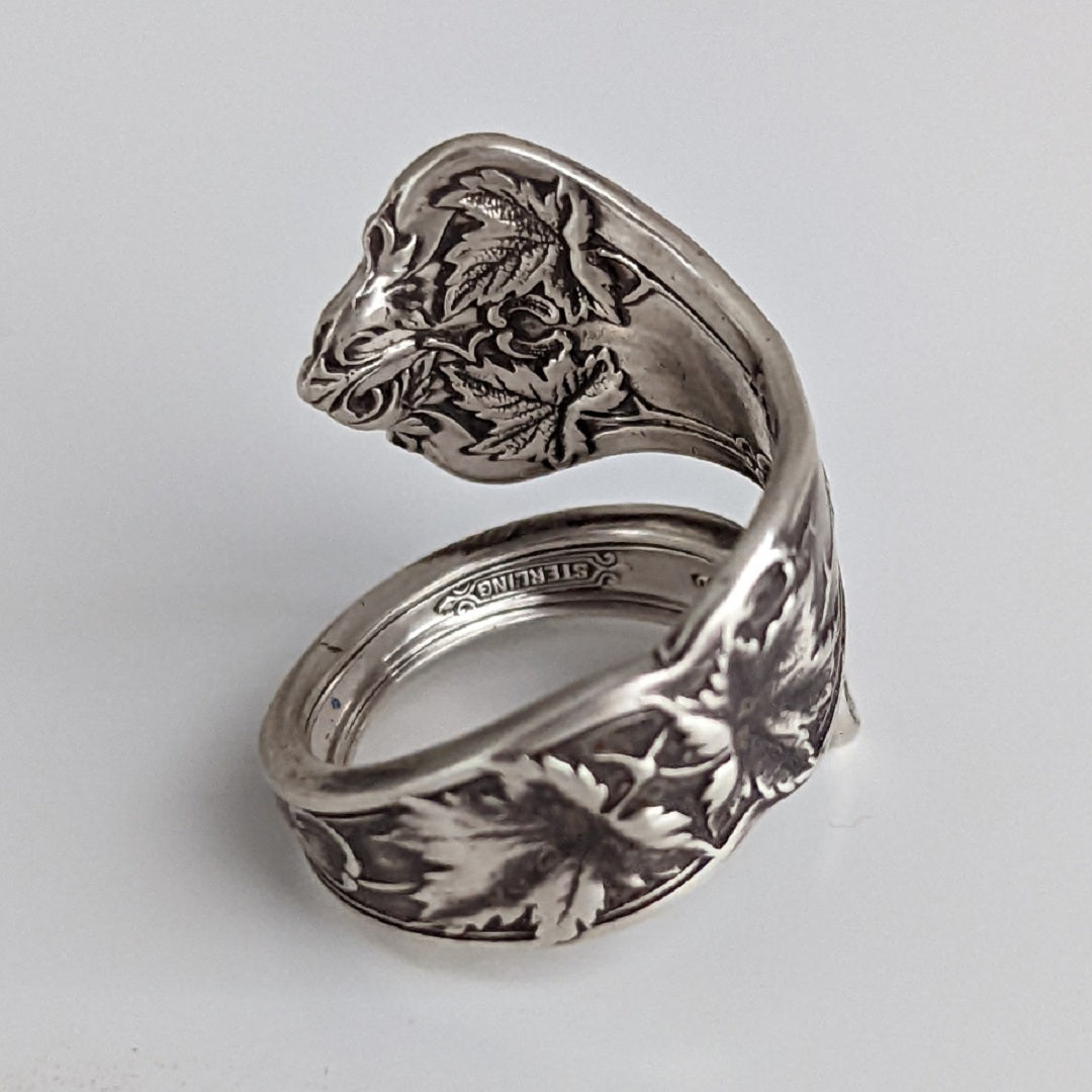 "Maple Leaves" Spoon Ring