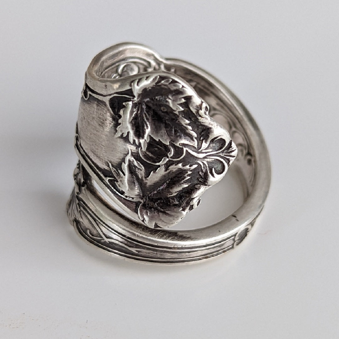 "Maple Leaves" Spoon Ring