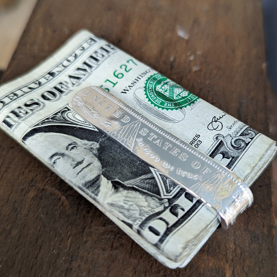 Morgan Silver Dollar Money Clip – Historic U.S. Coin, Timeless Craftsmanship