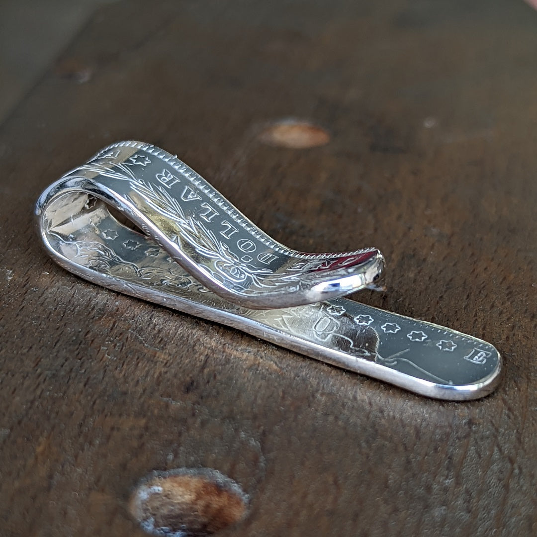 Morgan Silver Dollar Money Clip – Historic U.S. Coin, Timeless Craftsmanship