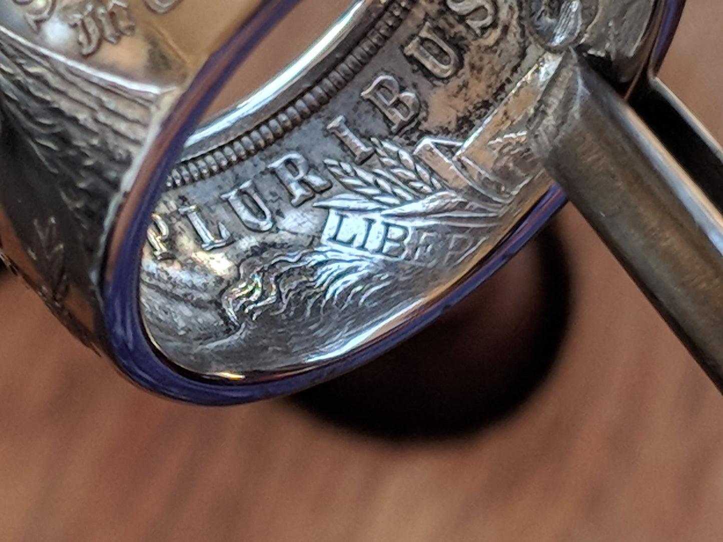 Classic 'Patriot Pair' Coin Ring Set