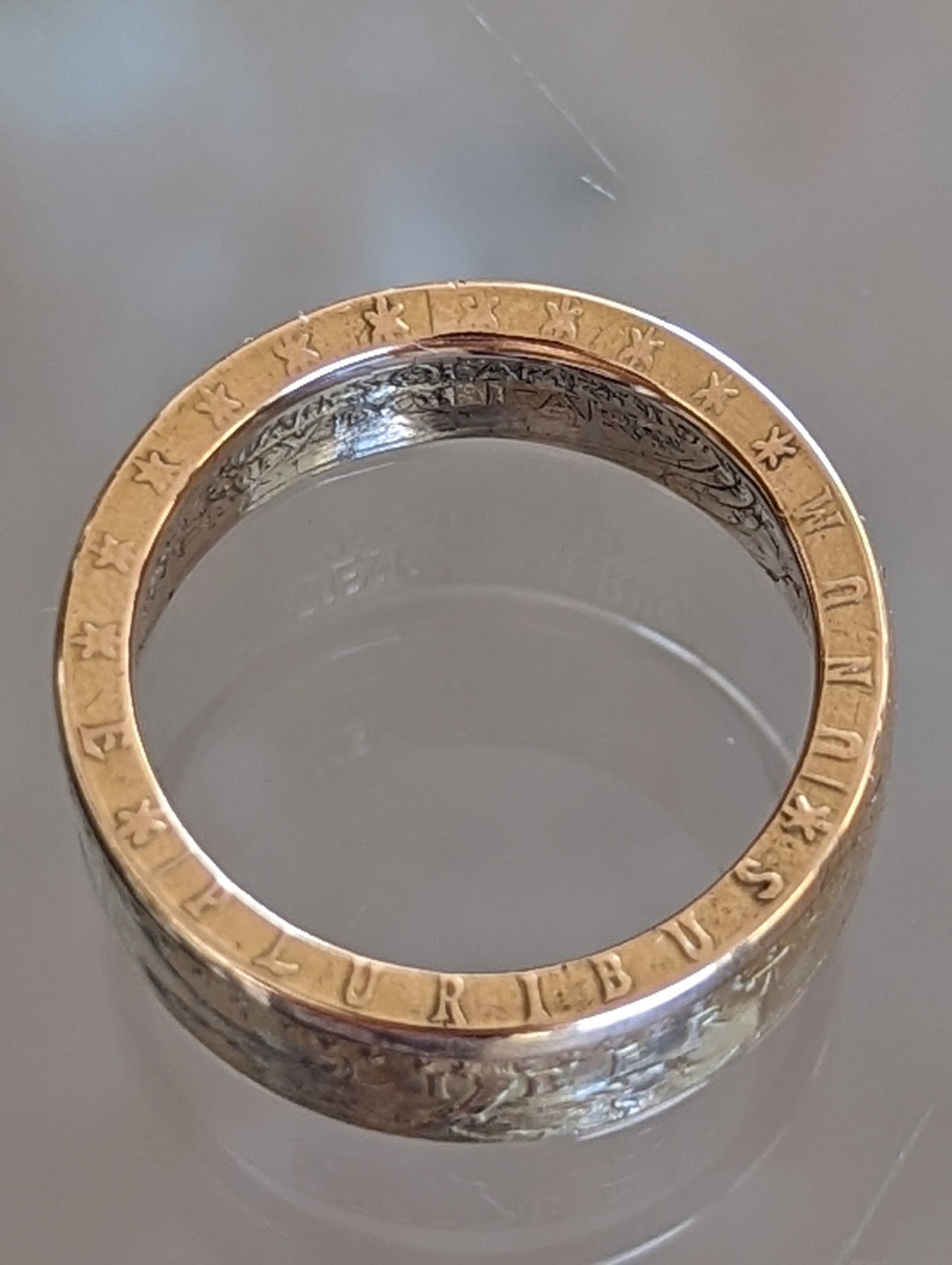 1 oz Pre-1933 Gold Eagle Coin Ring
