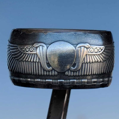 Egyptian Cobra Coin Ring