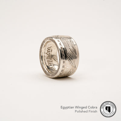 Egyptian Cobra Coin Ring