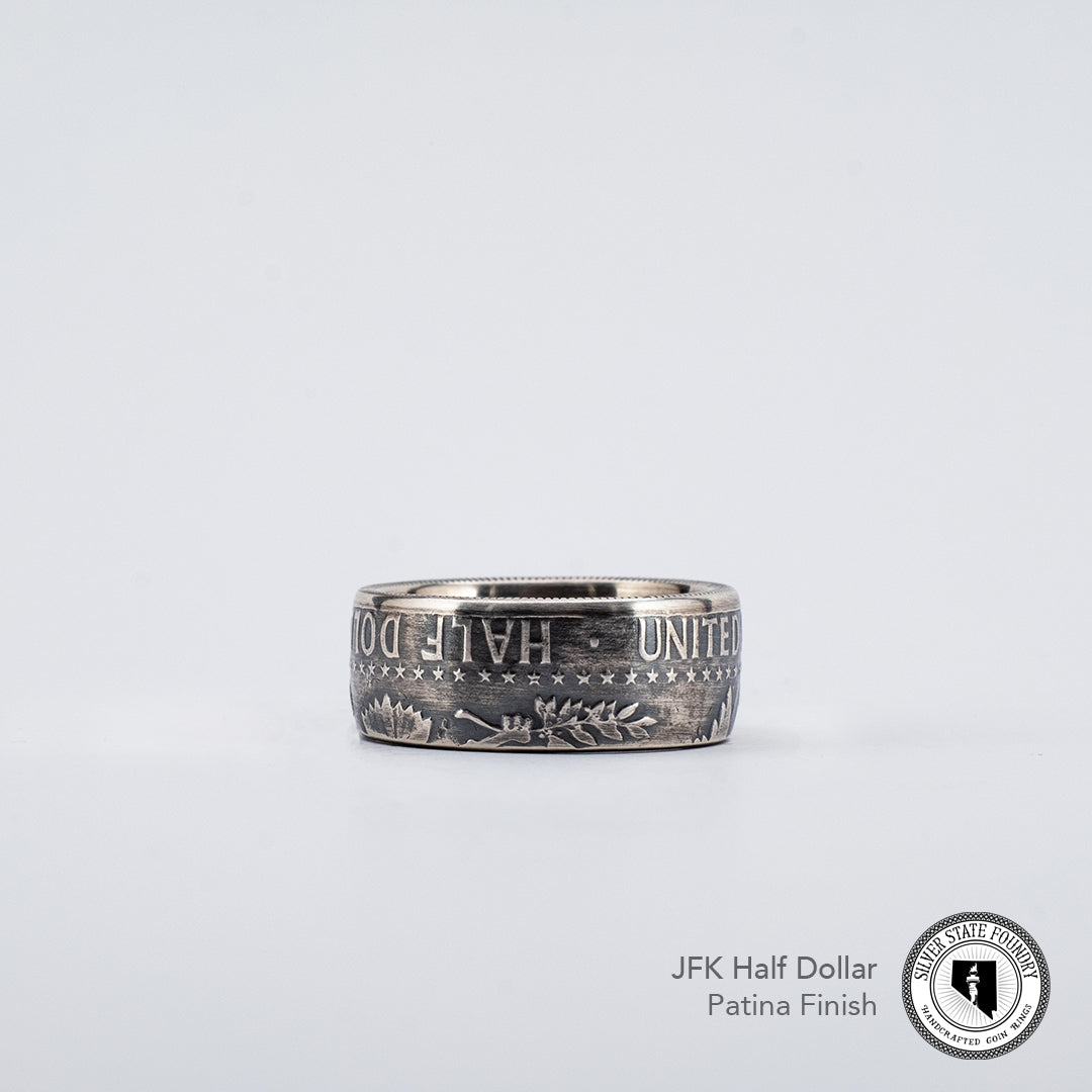 JFK Half Dollar Coin Ring