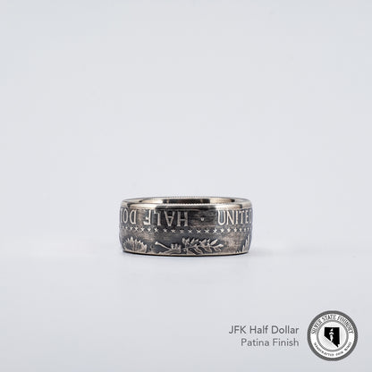 JFK Half Dollar Coin Ring