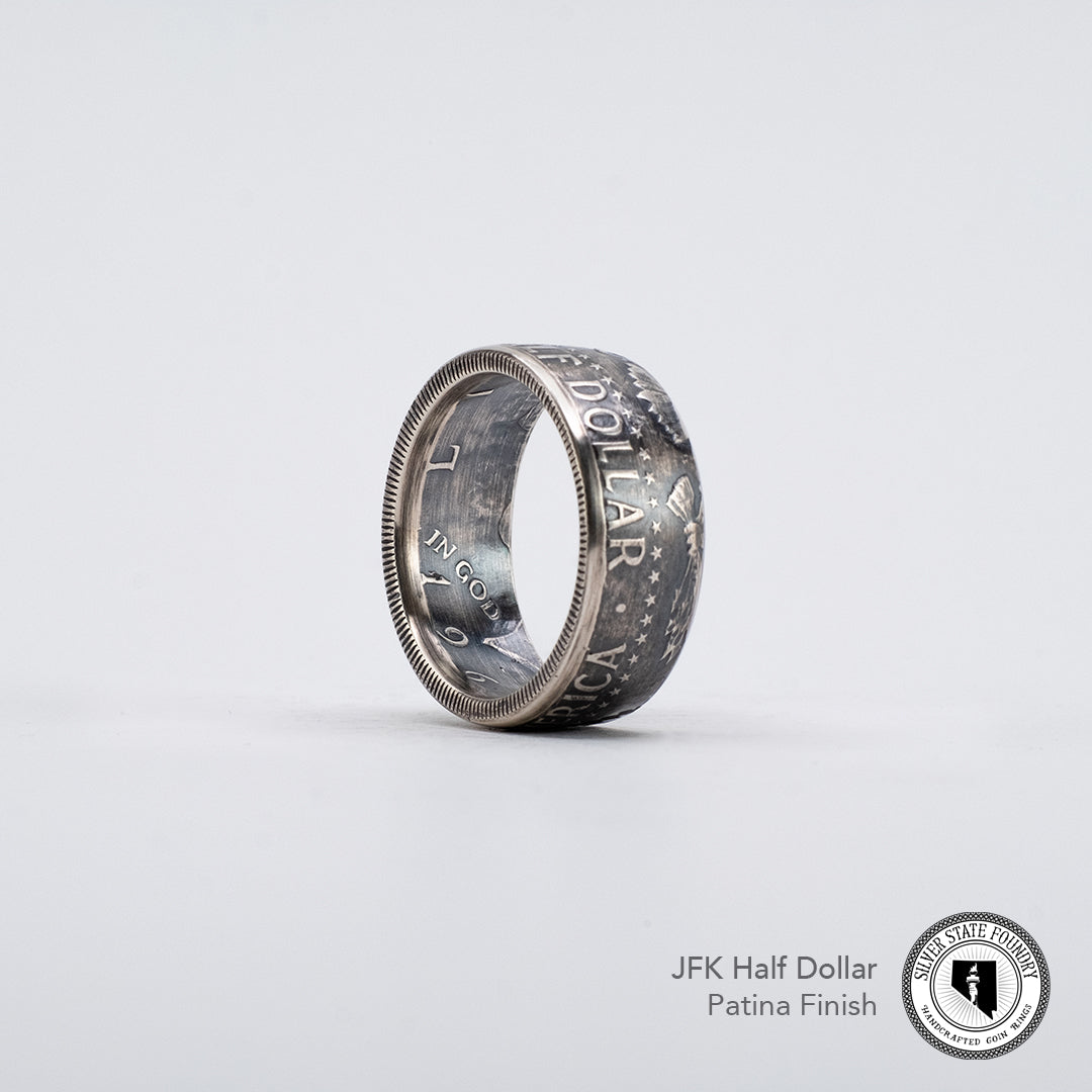 JFK Half Dollar Coin Ring