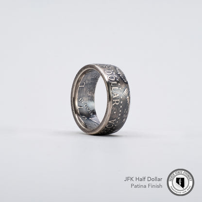 JFK Half Dollar Coin Ring
