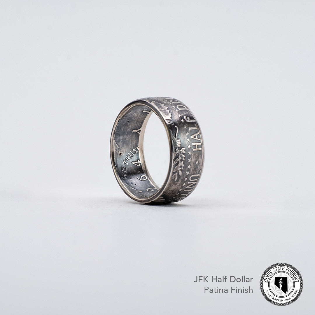 JFK Half Dollar Coin Ring