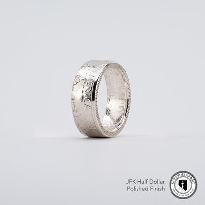 JFK Half Dollar Coin Ring
