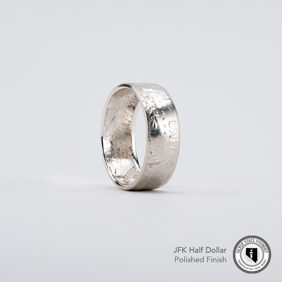 JFK Half Dollar Coin Ring