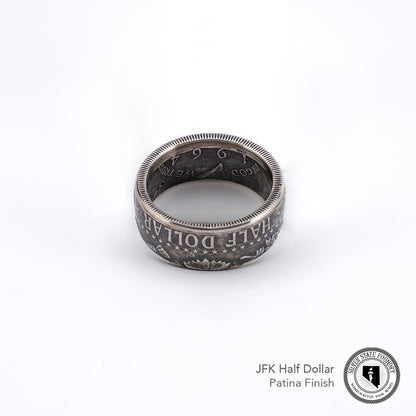 JFK Half Dollar Coin Ring