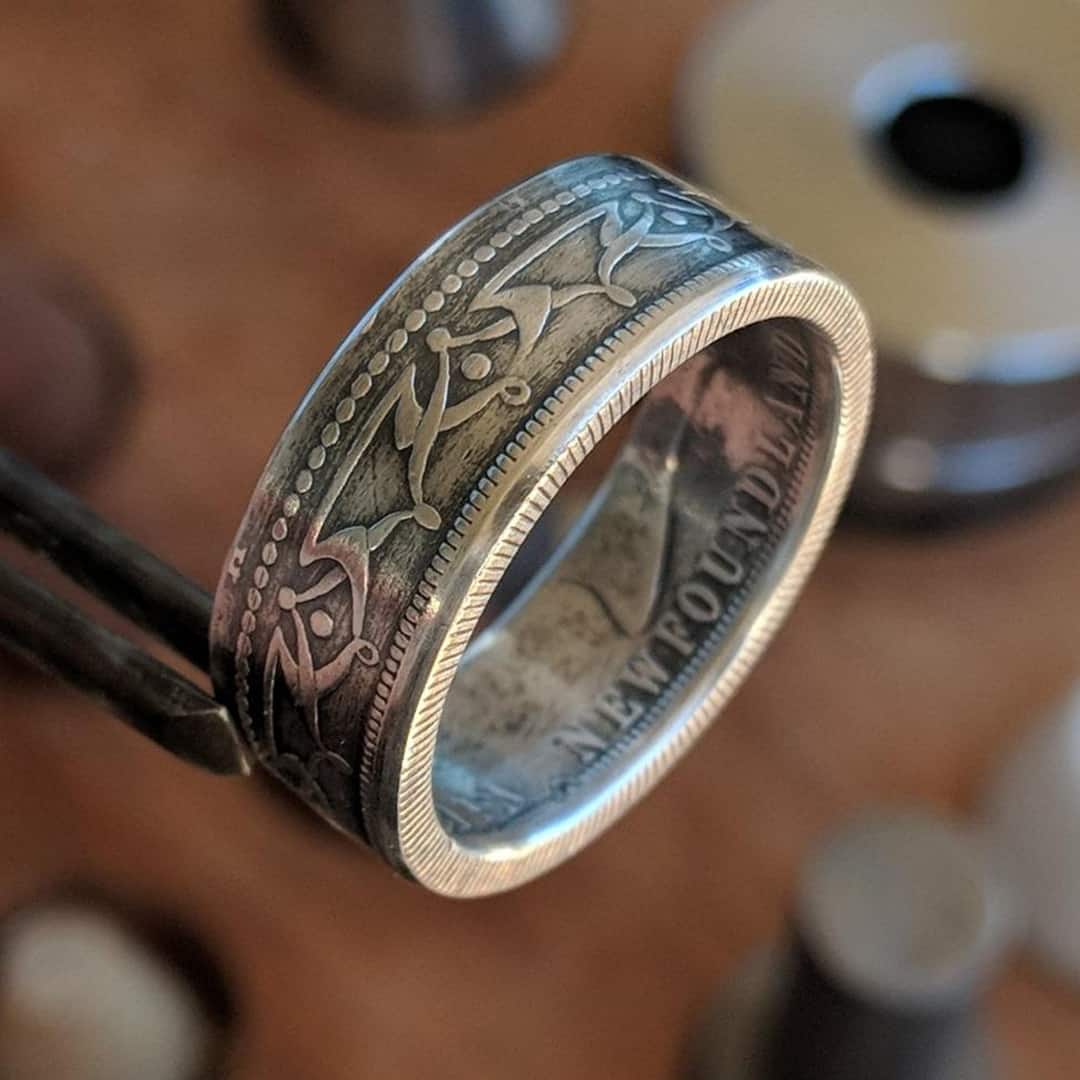 Newfoundland 50 Cent Coin Ring