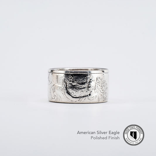 American Silver Eagle Coin Ring