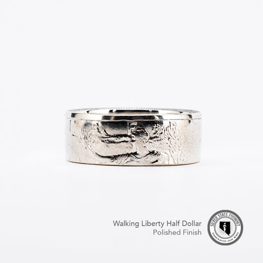 Walking Liberty Coin Ring