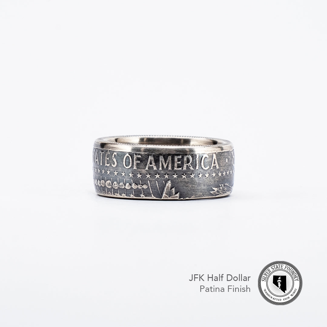 JFK Half Dollar Coin Ring
