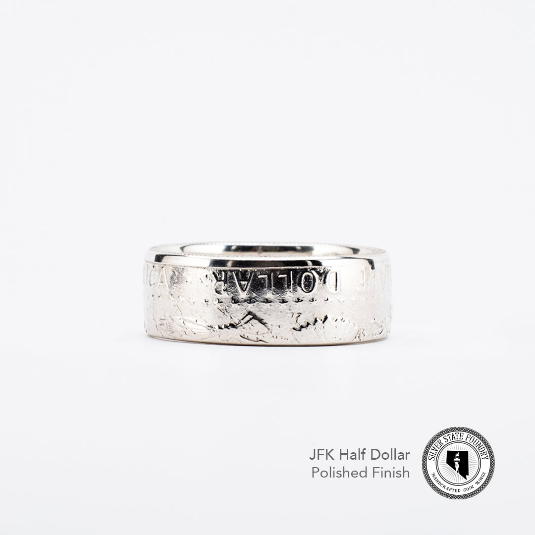 JFK Half Dollar Coin Ring