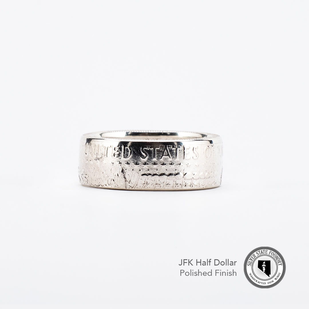 JFK Half Dollar Coin Ring
