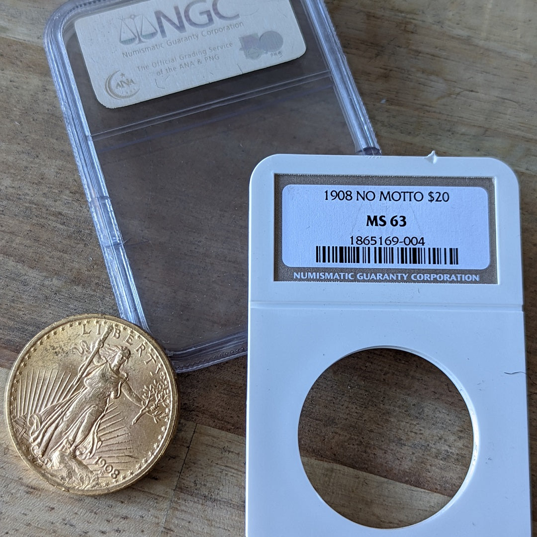 1 oz Pre-1933 Gold Eagle Coin Ring