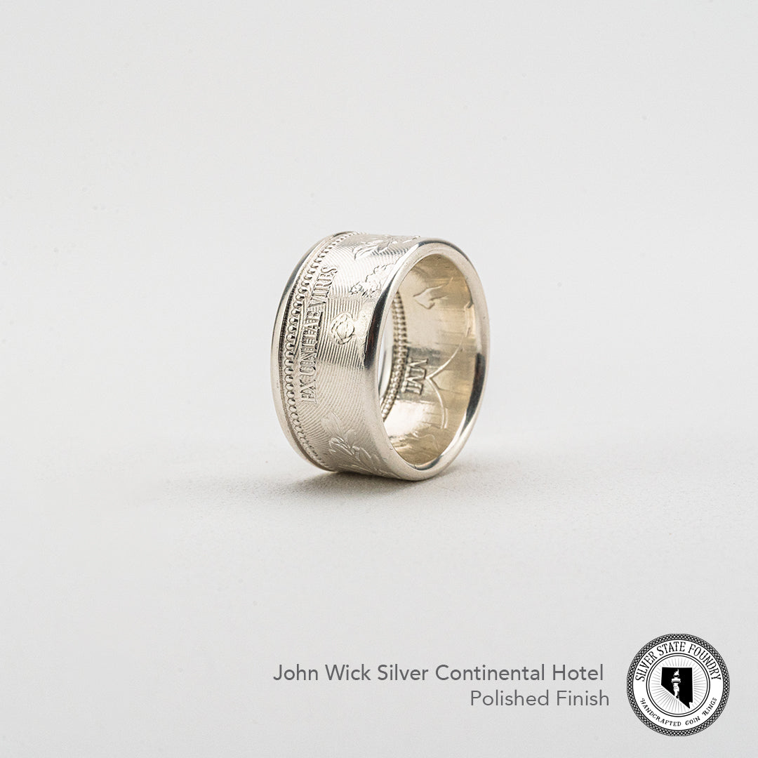 John Wick Silver Coin Ring