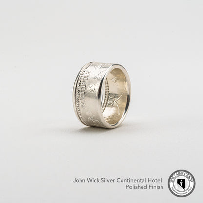 John Wick Silver Coin Ring
