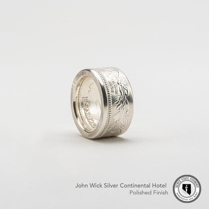 John Wick Silver Coin Ring