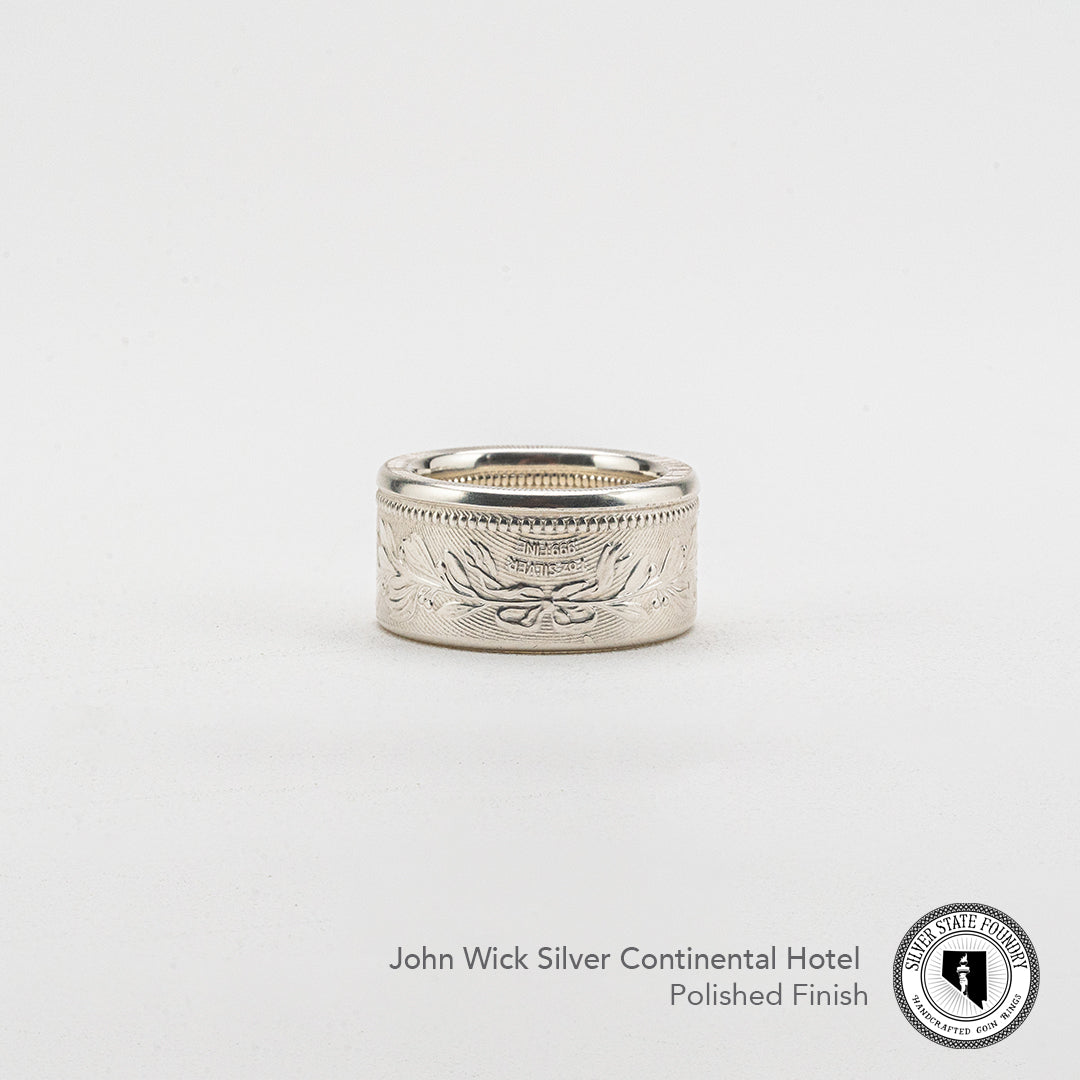 John Wick Silver Coin Ring